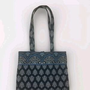 Vera Bradley Blue Tote with Calypso Design